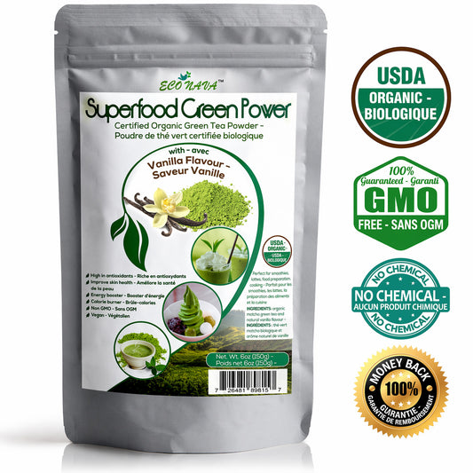 4 Flavors Matcha Powder Bundle 200g Each Premium Grade (Strawberry, Vanilla, Mint, Blueberry)